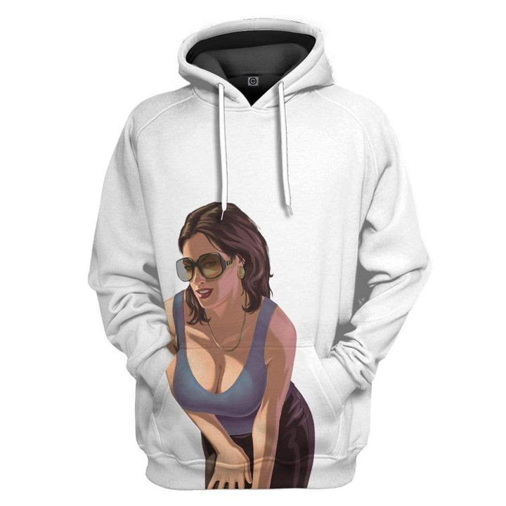 MysticLife 3D GTA Mulher Kiss Custom Tshirt Hoodie Apparel