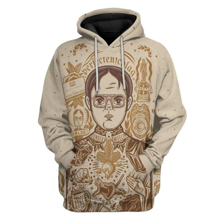 MysticLife 3D Dwight Schrute The Office Custom Hoodie Apparel