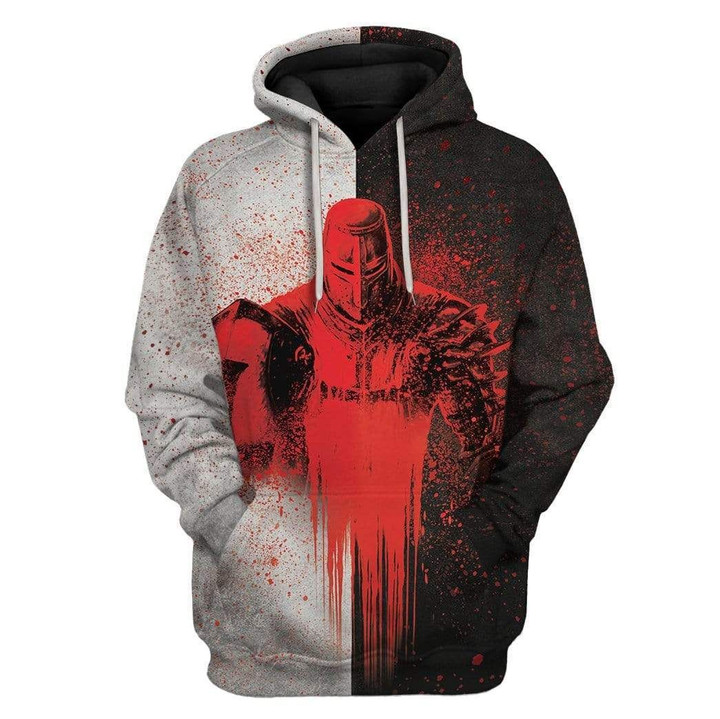 MysticLife 3D Knight Templar Custom T-Shirts Hoodies Apparel