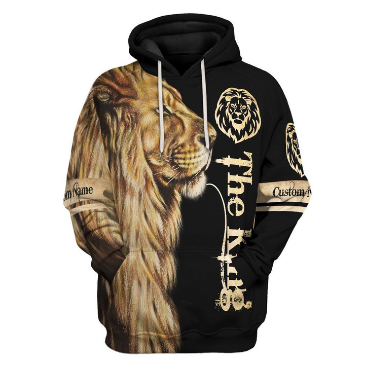 MysticLife 3D Lion King Custom Name Tshirt Hoodie Apparel