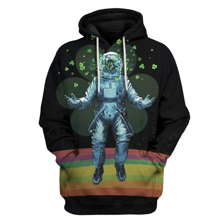 MysticLife Astronaut Saint Patrick's Day Custom T-Shirts Hoodies Apparel