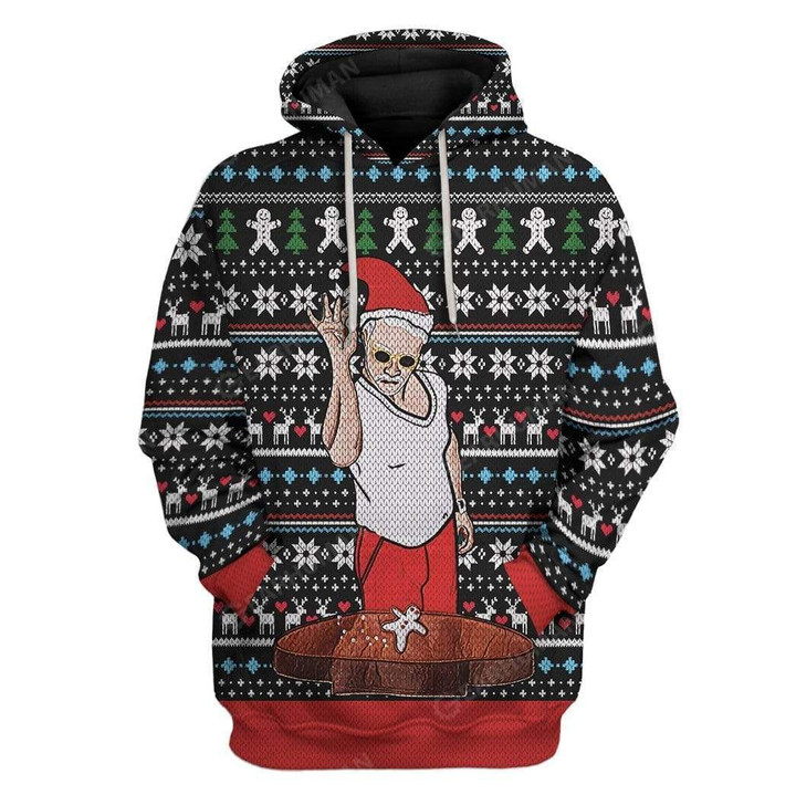 MysticLife Ugly Santa Custom T-shirt - Hoodies Apparel