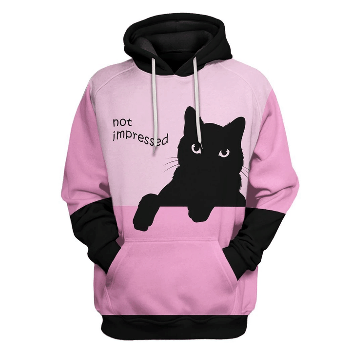 MysticLife 3D Not Impressed All Over Custom Hoodie