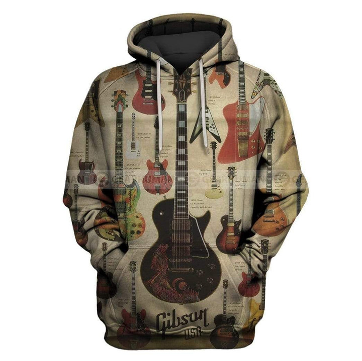 MysticLife Custom T-shirt - Hoodies Electric Guitars Apparel