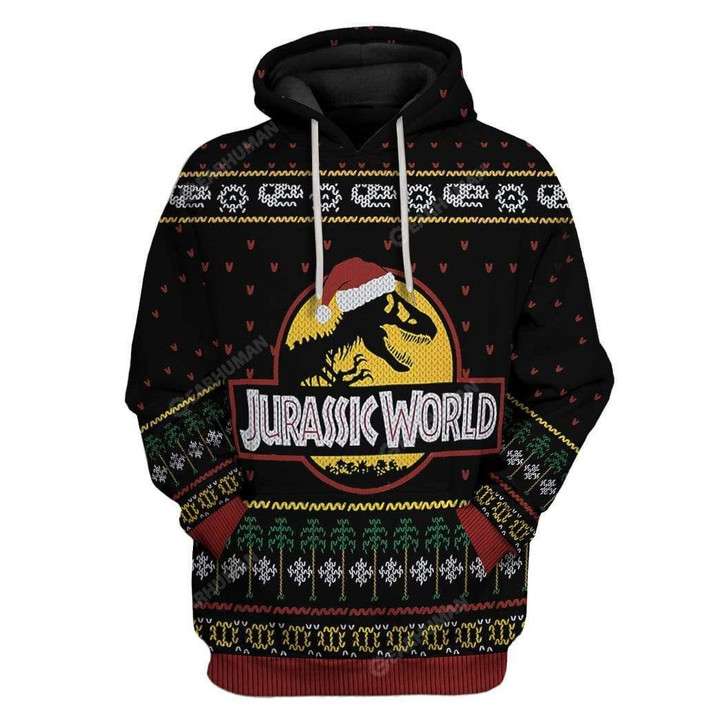 MysticLife Bearbubble 3D Ugly Jurassic World Christmas T-Shirts Hoodies Apparel