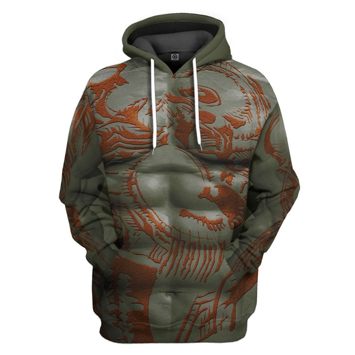 MysticLife 3D Guardian Of The Galaxy Drax The Destroyer Costume Custom Tshirt Hoodie Apparel