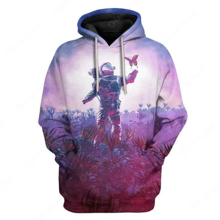 MysticLife Custom Astronaut And Butterfly Apparel