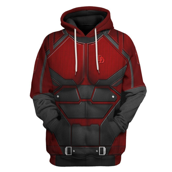 MysticLife 3D Daredevil Suit Custom Tshirt Hoodie Apparel