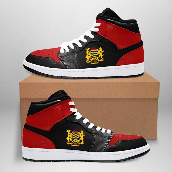 Chad High Top Sneakers Shoes Retro 'Bred' 2001 (Women's/Men's) A7