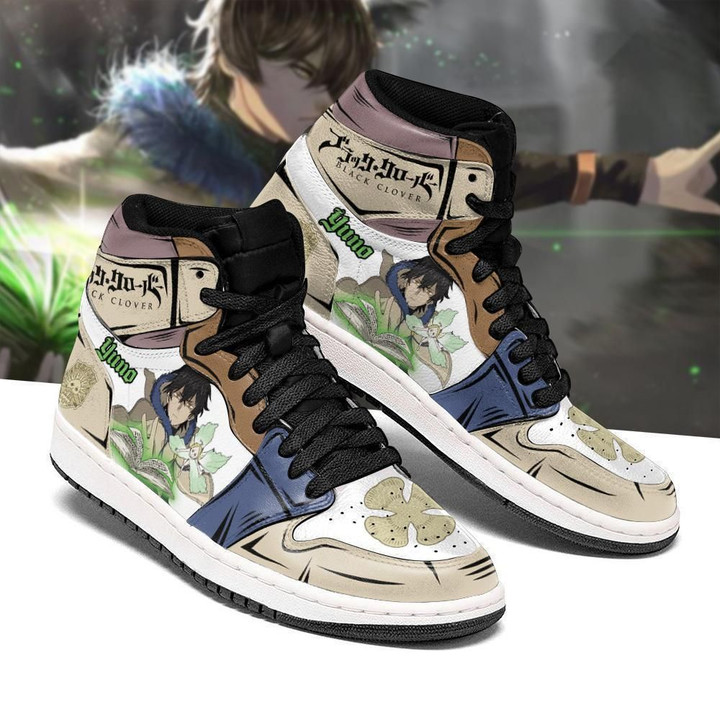Grimore Yuno Black Clover Anime Air Jordan Shoes Sport Sneakers