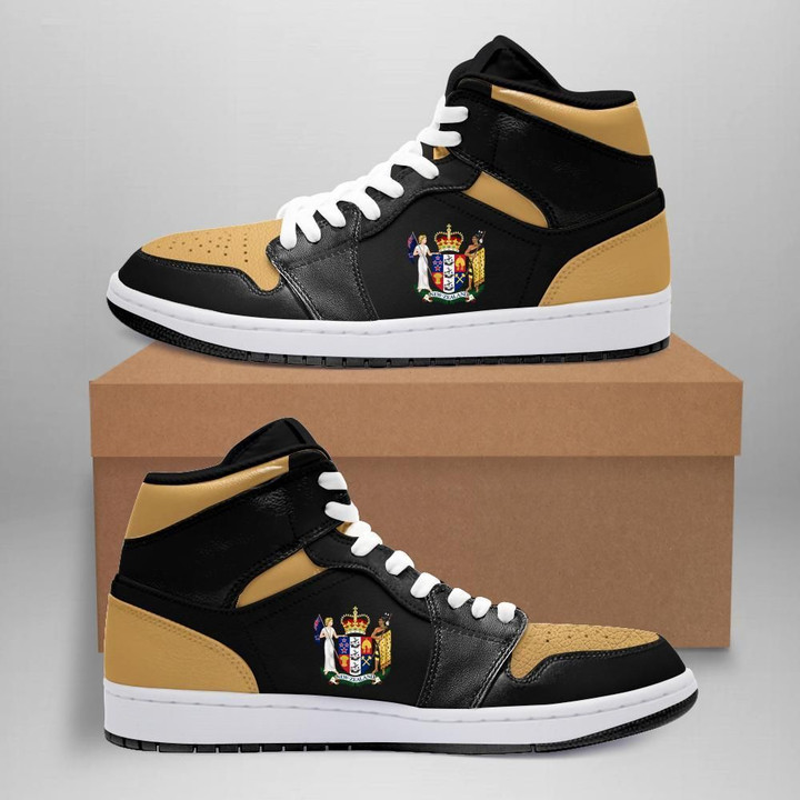 New Zealand High Top Shoes Retro Gold Toe (Version 2.0) A7
