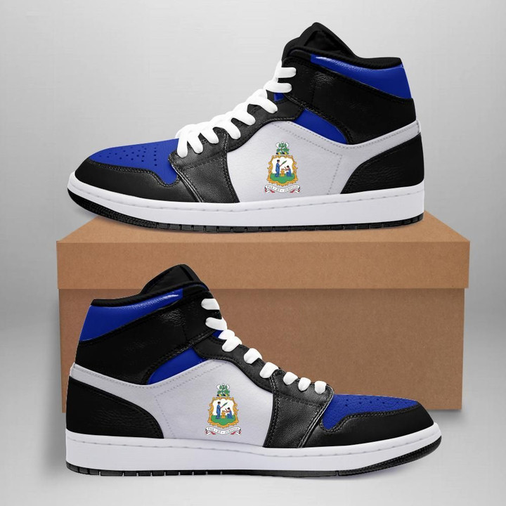 Saint Vincent and the Grenadines High Top Shoes High OG Royal Toe (Women's/Men's) A7