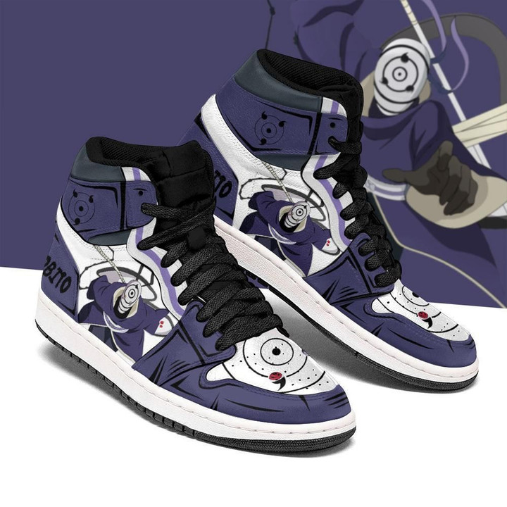 Naruto Obito Symbol Costume Anime Air Jordan 2021 Shoes Sport Sneakers