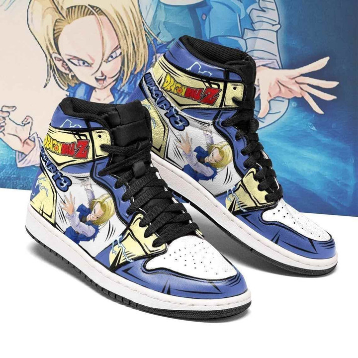 Android 18 Dragon Ball Z Anime Air Jordan 2021 Shoes Sport Sneakers