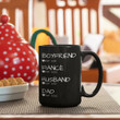 Boyfriend, Fiance, Husband, Dad Mug, Pregnancy Announcement Mug