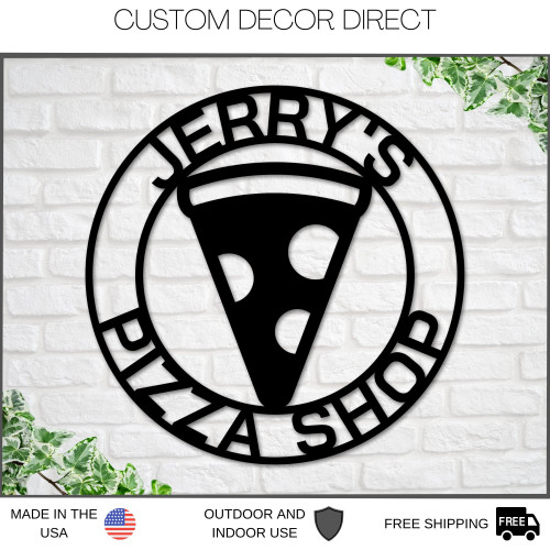 Pizza Shop Sign, Personalized Pizza Sign, Pizza Shop Decor, Custom Pizza Shop Sign, Pizza Stand Open Sign, Business Pizza Sign