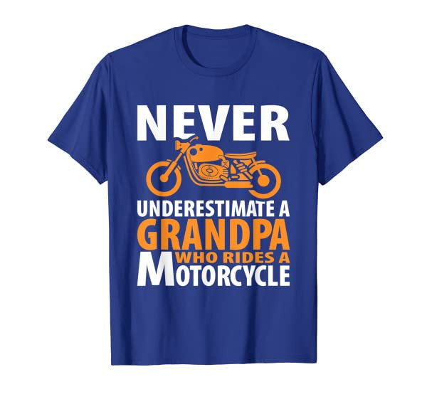 Motorcycle Shirt Grandpa Who Rides Tees Biker Men Dad Gifts T-Shirt
