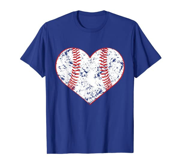 Baseball Heart Gift for Softball Mom or Dad, Team T-Shirt