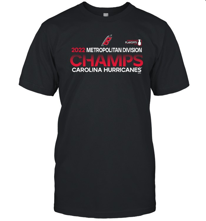 Carolina Hurricanes 2022 Metropolitan Division Champions T-Shirt