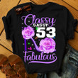 Personalized Birthday Outfit Classy Sassy 53 And Faburlous - Shirts Women Birthday T Shirts Summer Tops Beach T Shirts