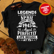 Personalized Birthday Outfit Legends Shirts Women Men Birthday T Shirts Summer Tops Beach T Shirts