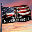 Memorial Day Flag We Will Never Forget American Veteran Flag QTR123GF - 1