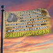 US Veteran Grommet Flag Proud Veteran I Walked The Walk My Oath Never Ends DDH2991GF - 1