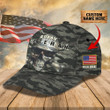 Army Veteran Personalized Name All Over Print Classic Cap