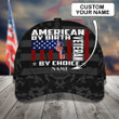 Veteran By Choice Cap -Loop- Personalized Name All Over Print Classic Cap