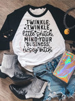 Hippie Clothes for Women Twinkle Twinkle Little Snitch Mind Your Business Nosey B Hippie Style Clothing Hippie Shirts Mens
