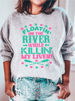 Hippie Clothes for Women Floatin On The River While Killin My Liver Hippie Style Clothing Hippie Shirts Mens