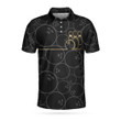 Bowling Pattern And Golden Short Sleeve Polo Shirt For Men And Women Polo Shirts For Men And Women - 2