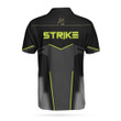 Strike Black And Golden Pattern Bowling Short Sleeve Polo Shirt Polo Shirts For Men And Women - 3