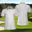 Golf In Pink With Simple Golf Clubs Pattern Short Sleeve Women Polo Shirt Classic Golf Shirt For Ladies - 3