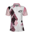 Looks Like A Beauty Drives Like A Beast Golf Short Sleeve Women Polo Shirt Leopard Pattern Golf Shirt For Ladies - 1