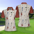 Golf Equipment Short Sleeve Women Polo Shirt White And Red Golf Shirt For Ladies Unique Female Golf Gift - 3