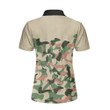 Camouflage Texture Golf Set For Woman Short Sleeve Women Polo Shirt Camo Golf Shirt For Ladies Unique Female Golf Gift - 2