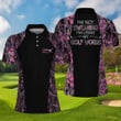 Im Not Swearing Im Using My Golf Words Camouflage Pattern Golf Short Sleeve Women Polo Shirt Golf Shirt For Ladies - 3