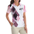 Looks Like A Beauty Drives Like A Beast Golf Short Sleeve Women Polo Shirt Leopard Pattern Golf Shirt For Ladies - 3