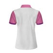 Classic Golf Lady White And Pink Golf Short Sleeve Women Polo Shirt Golf Shirt For Girls - 2