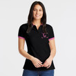 Golf Skull Women Shirt Short Sleeve Women Polo Shirt - 4