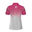 Just A Pink Girl Who Loves Playing Golf Short Sleeve Women Polo Shirt Pink Argyle Pattern Golf Shirt - 2