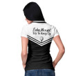 I Play Like A Girl Try To Keep Up Short Sleeve Women Polo Shirt Black And White Golf Shirt For Ladies - 3
