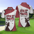 Golf And Wine Kind Of Girl Golf Short Sleeve Polo Shirt White And Red Golf Women Polo Shirt Golf Shirt For Wine Lovers - 5