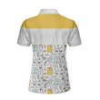Golf Life In Yellow Short Sleeve Women Polo Shirt - 2