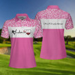 I Am A Simple Woman Golf Short Sleeve Women Polo Shirt White And Pink Golf Shirt For Ladies Gift For Wine Lovers - 3