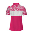 Plan For The Day Pink Golf Short Sleeve Women Polo Shirt - 2