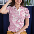 Golf Girl Camouflage Short Sleeve Women Polo Shirt - 4