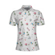 Hyperfavor Golf With Golf Equipments In Summer Vibe Short Sleeve Women Polo Shirt Gift Idea For Female Golfers - 1