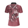 Golf Pink Skull Ladies Short Sleeve Women Polo Shirt Rose Golf Shirt For Ladies Cool Female Golf Gift - 2